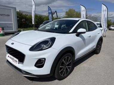 Voir le détail de l'offre de cette FORD Puma 1.0 Flexifuel 125ch S&S mHEV Titanium de 2021 en vente à partir de 222.71 €  / mois
