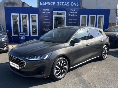 Voir le détail de l'offre de cette FORD Focus 1.0 Flexifuel mHEV 125ch Titanium X Business de 2022 en vente à partir de 217.88 € / mois