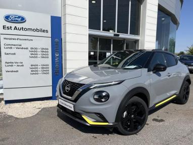 Voir le détail de l'offre de cette NISSAN Juke 1.0 DIG-T 114ch Kiiro DCT de 2022 en vente à partir de 210.68 €  / mois