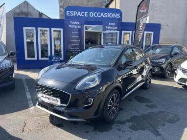 Voir le détail de l'offre de cette FORD Puma 1.0 Flexifuel 125ch S&S mHEV Titanium de 2024 en vente à partir de 21 499 € 