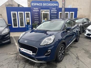 Voir le détail de l'offre de cette FORD Puma 1.0 EcoBoost 125ch S&S mHEV Titanium Powershift de 2023 en vente à partir de 219.33 €  / mois