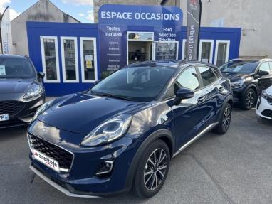 Voir le détail de l'offre de cette FORD Puma 1.0 EcoBoost 125ch S&S mHEV Titanium Powershift de 2022 en vente à partir de 209.99 €  / mois